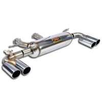 Supersprint Rear sport muffler  right OO80 - left OO80 with valve fits for BMW F34 Gran Turismo 335iX (306 PS) 2013 -> 2016 (mit klappe)