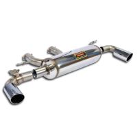 Supersprint Rear sport muffler  right O100 - left O100 with valve  fits for BMW F32 Coupè 435iX (304 PS/306 PS) 2013 -> 2016 (mit klappe)