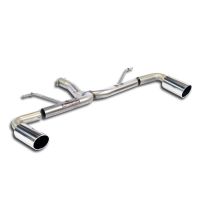 Supersprint Rear pipe Right O100 - Left O100(Muffler delete) fits for BMW F32 LCI Coupè 430d (258 PS) 2016 ->
