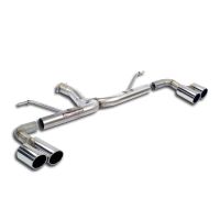 Supersprint Rear pipe Right OO80 - Left OO80(Muffler delete) fits for BMW F32 Coupè 435dX (313 PS) 2013 -> 2016