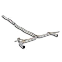 Supersprint Rear pipe -Y-Pipe- Right - Left(Muffler delete) fits for BMW F48 X1 18i (1.5i Turbo - Motor B38 - 136 PS) 2015 ->