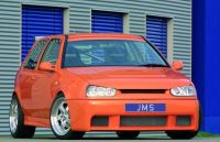 JMS frontbumper Golf III Racelook clean look without cut out for indicators fits for VW Golf 3/Vento