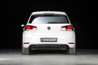 Rieger rear apron for sport end pipe left/right  fits for VW Golf 6 GTI/GTD