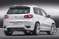 Caractere rear apron with cutout for double end tip left for cars without PDC and tow-bar  fits for VW Tiguan