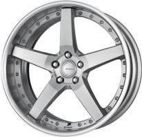 Work Wheels Gnosis GR203 silver Wheel 10.5x19 - 19 inch 5x112 bold circle